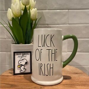St Patricks Day Rae Dunn LUCK OF THE IRISH Beer Stein